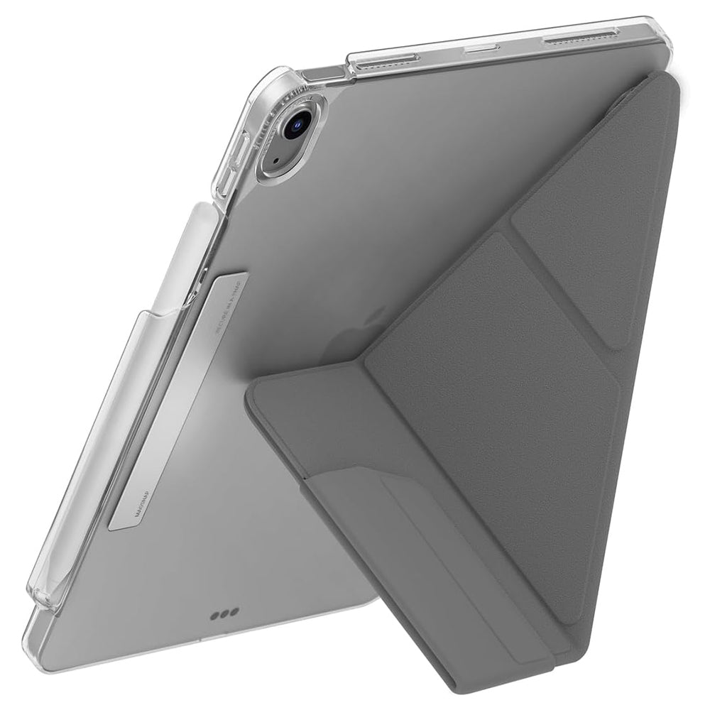 Capa para Apple iPad (2025), UNIQ, Camden Click, Cinza