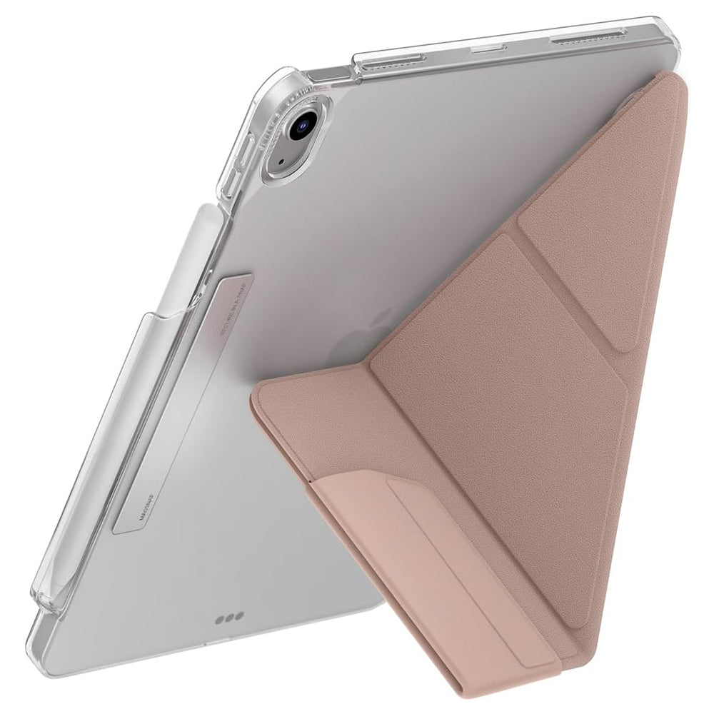 Capa para Apple iPad (2025), UNIQ, Camden Click, Rosa