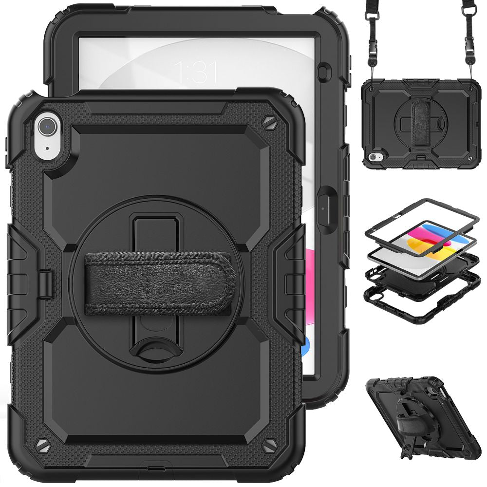 Husa pentru  Apple iPad (2025) / (2022), Tech-Protect, Solid360, Neagra