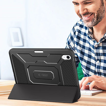 Capa para Apple iPad (2025) / iPad (2022), Tech-Protect, Endurance, Preta