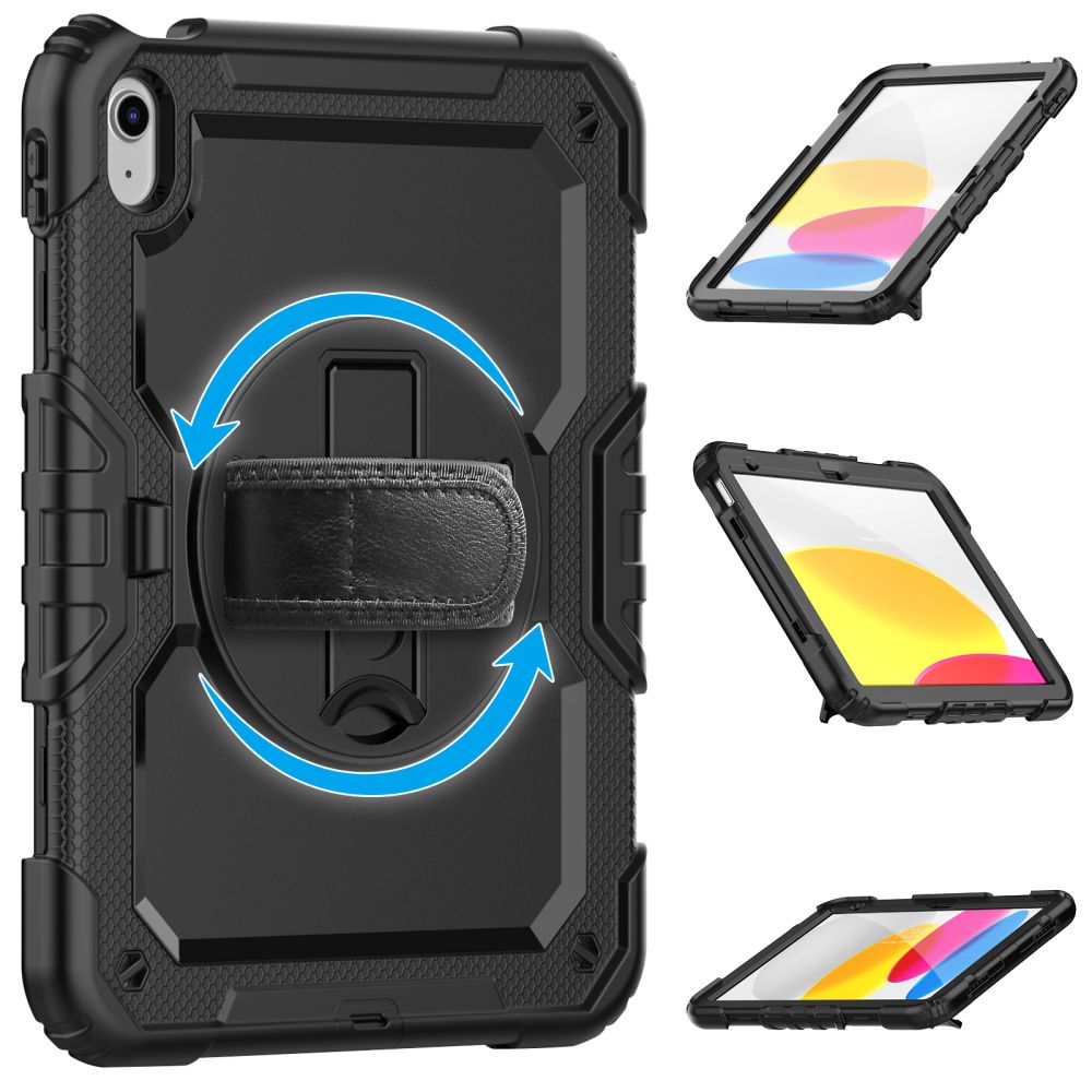 Husa pentru  Apple iPad (2025) / (2022), Tech-Protect, Solid360, Neagra