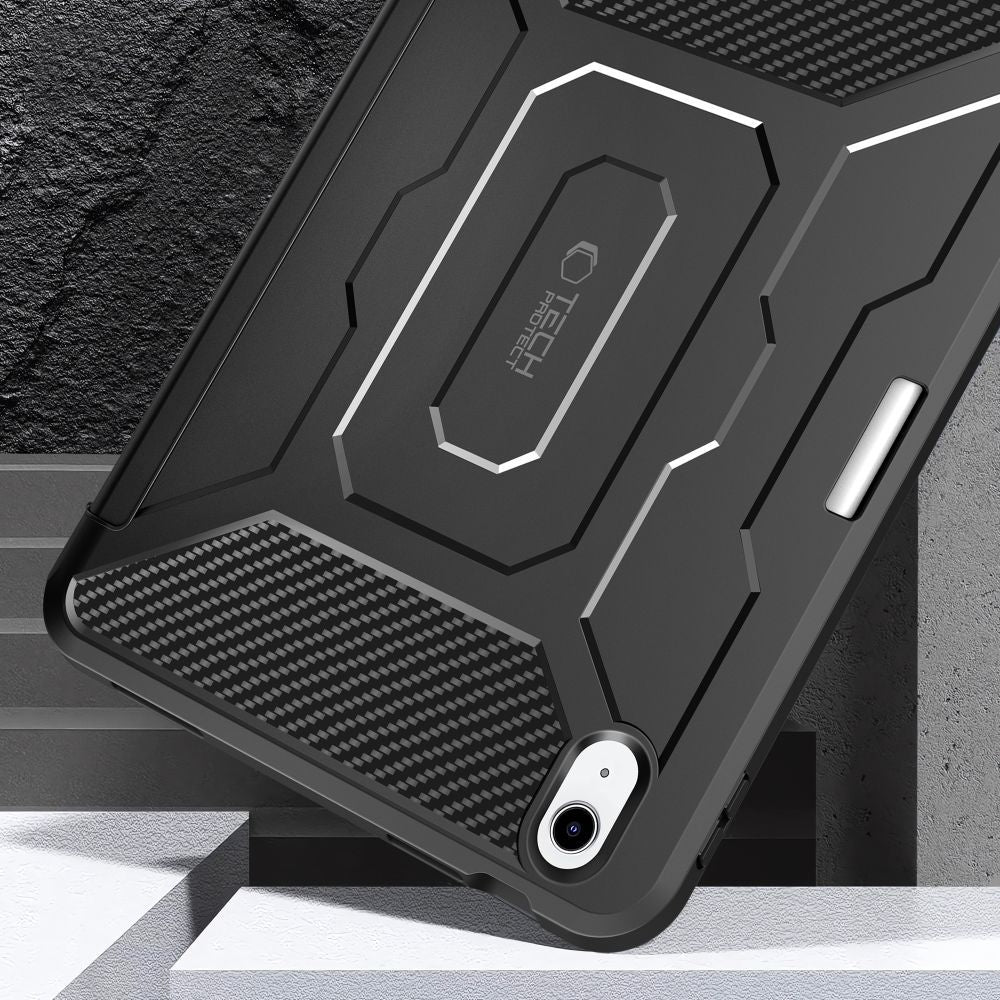 Capa para Apple iPad (2025) / iPad (2022), Tech-Protect, Endurance, Preta