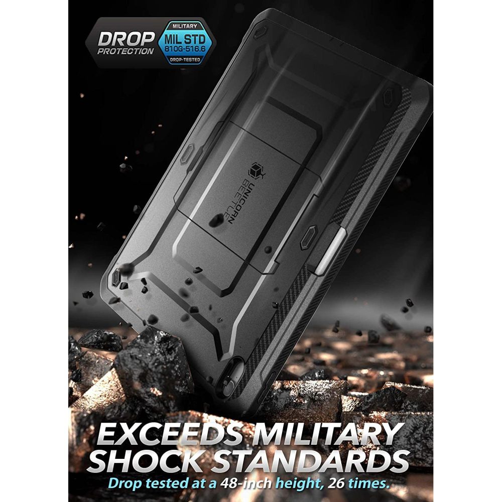 Capa para Apple iPad (2025) / iPad (2022), Supcase, Unicorn Beetle Pro, Preta