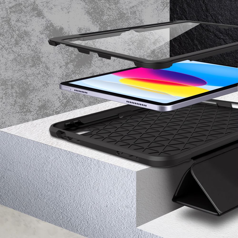 Capa para Apple iPad (2025) / iPad (2022), Tech-Protect, Endurance, Preta