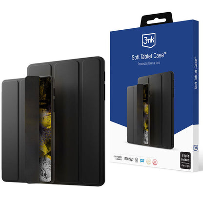 Capa para Apple iPad (2025) / (2022), 3MK, Soft Tablet, Preta