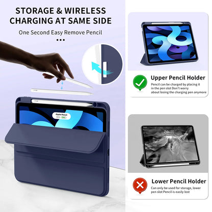 Capa para Apple iPad Air 11 (2026) / iPad Air 11 (2025) / Air 11 (2024), Techsuit, Flex Trifold, Cinzento