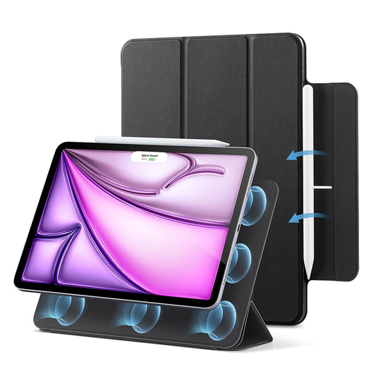 Capa para Apple iPad Air 13 (2026) / Air 13 (2025) / Air 13 (2024), ESR, Rebound, Preta