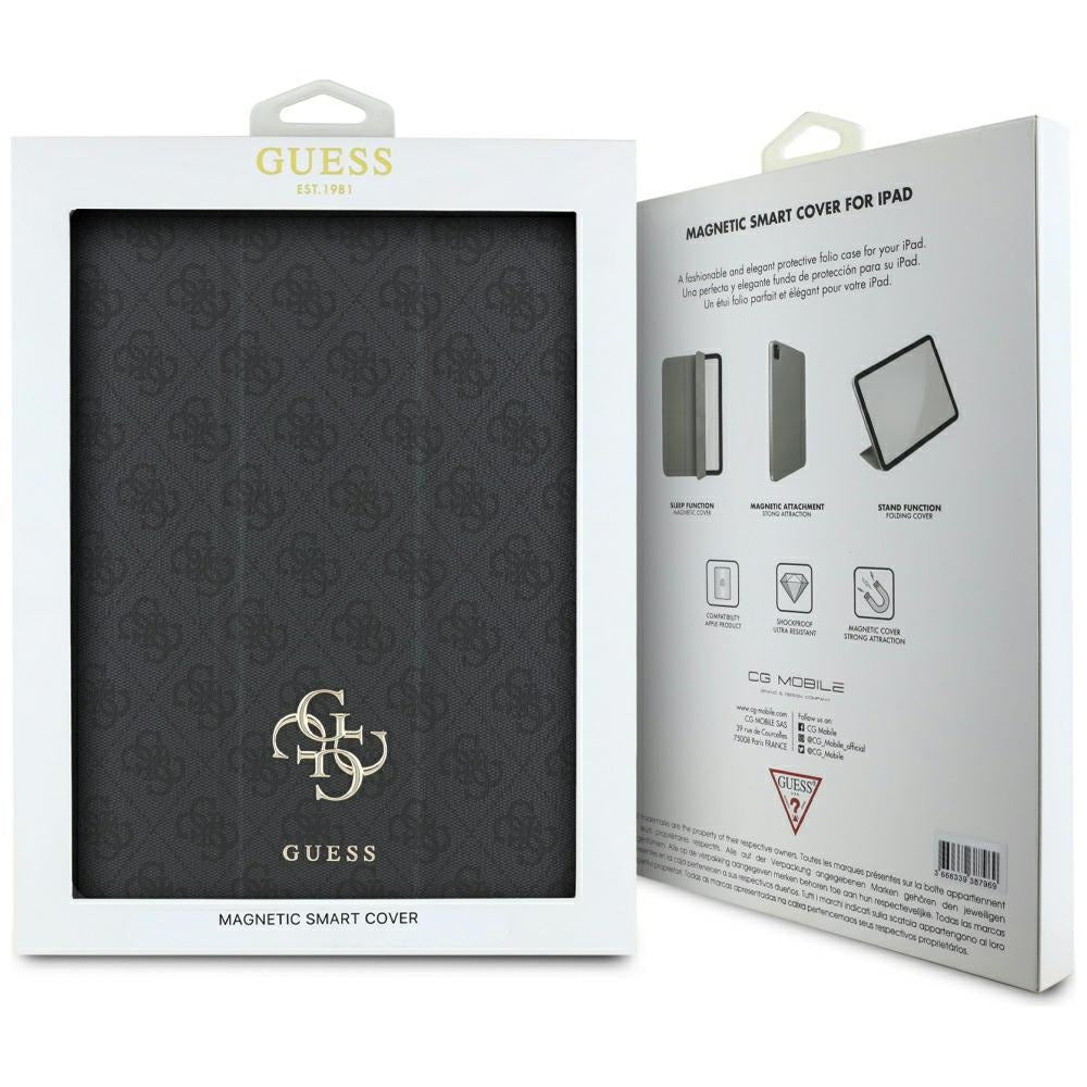 Capa para Apple iPad Air 13 (2025) / Air 13 (2024), Guess, 4G Big Logo, Preta