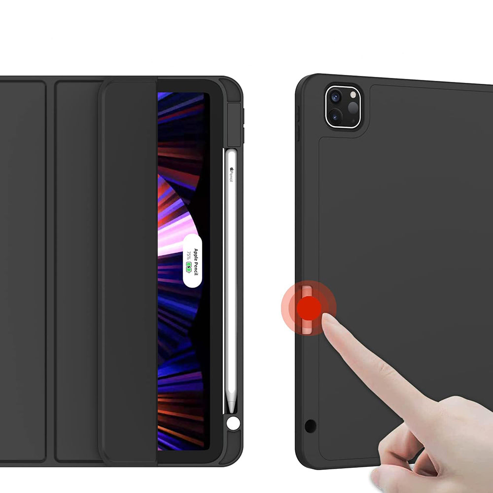 Capa para Apple iPad Air 13 (2026) / Air 13 (2025) / Air 13 (2024), Techsuit, Flex Trifold, Preta