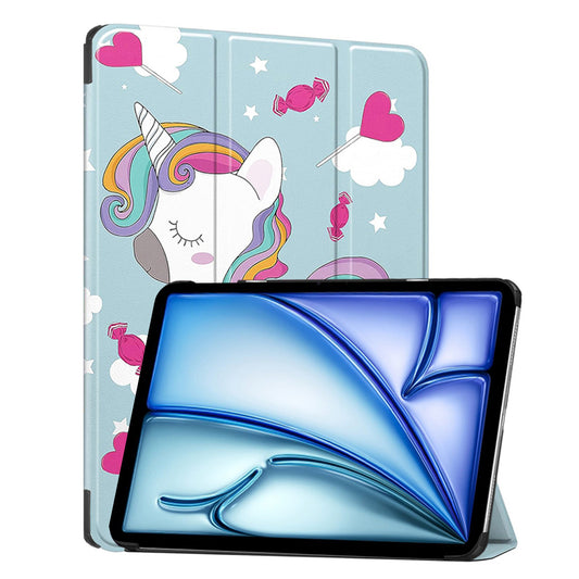 Capa para Apple iPad Air 13 (2026) / Air 13 (2025) / Air 13 (2024), Techsuit, FoldPro Unicorn, Multicolor