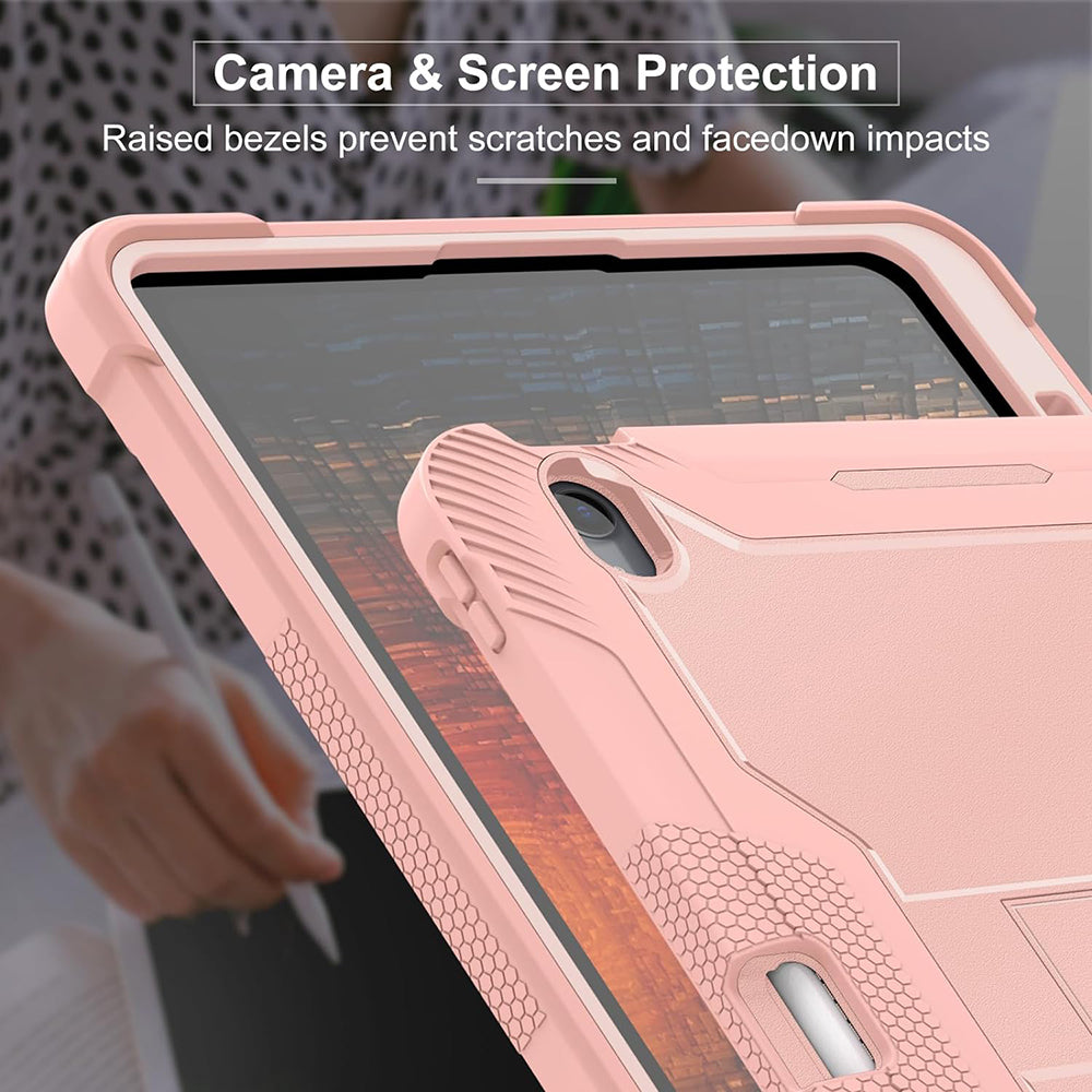 Case for Apple iPad Air 13 (2026) / Air 13 (2025) / Air 13 (2024), Techsuit, Rugged TabShell, Black