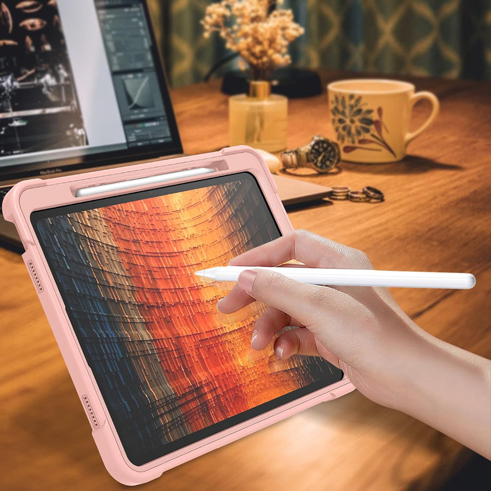 Case for Apple iPad Air 13 (2026) / Air 13 (2025) / Air 13 (2024), Techsuit, Rugged TabShell, Pink