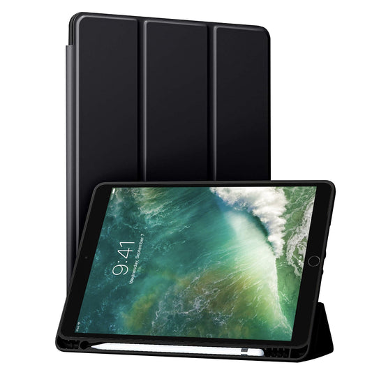 Capa para Apple iPad Air (2019) / Pro 10.5 (2017), Techsuit, Flex Trifold, Preta
