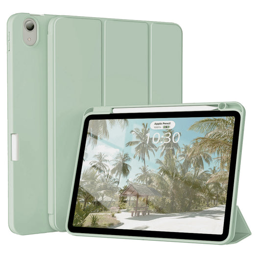 Capa para Apple iPad Air (2022) / Air (2020), Techsuit, Flex Trifold, Verde Matcha