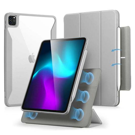 Capa para Apple iPad Pro 11 (2024), ESR, Rebound Hybrid, Cinza