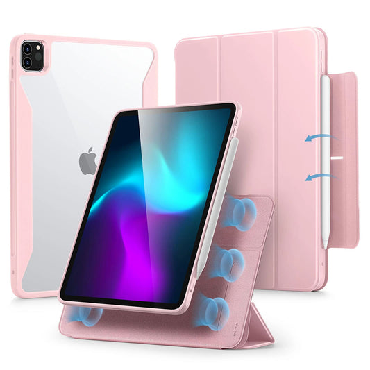 Capa para Apple iPad Pro 11 (2024), ESR, Rebound Hybrid, Rosa