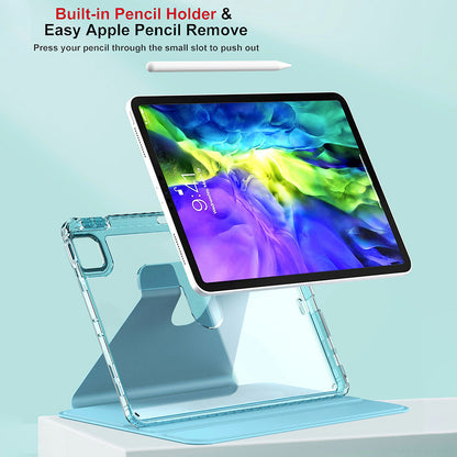 Capa para Apple iPad Pro 11 (2024), Techsuit, Crystal Vision, Roxo