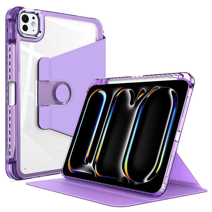 Capa para Apple iPad Pro 11 (2024), Techsuit, Crystal Vision, Roxo
