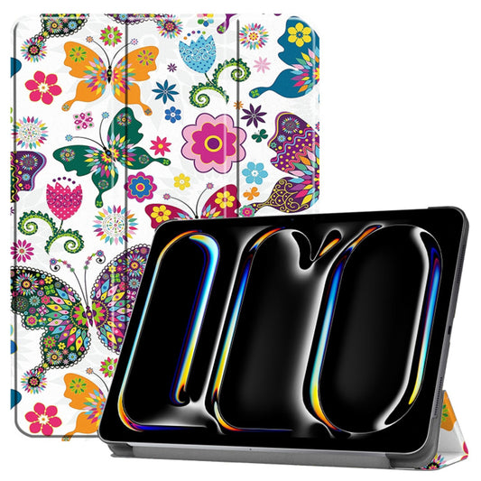 Capa para Apple iPad Pro 11 (2024), Techsuit, FoldPro Butterfly, Multicolor