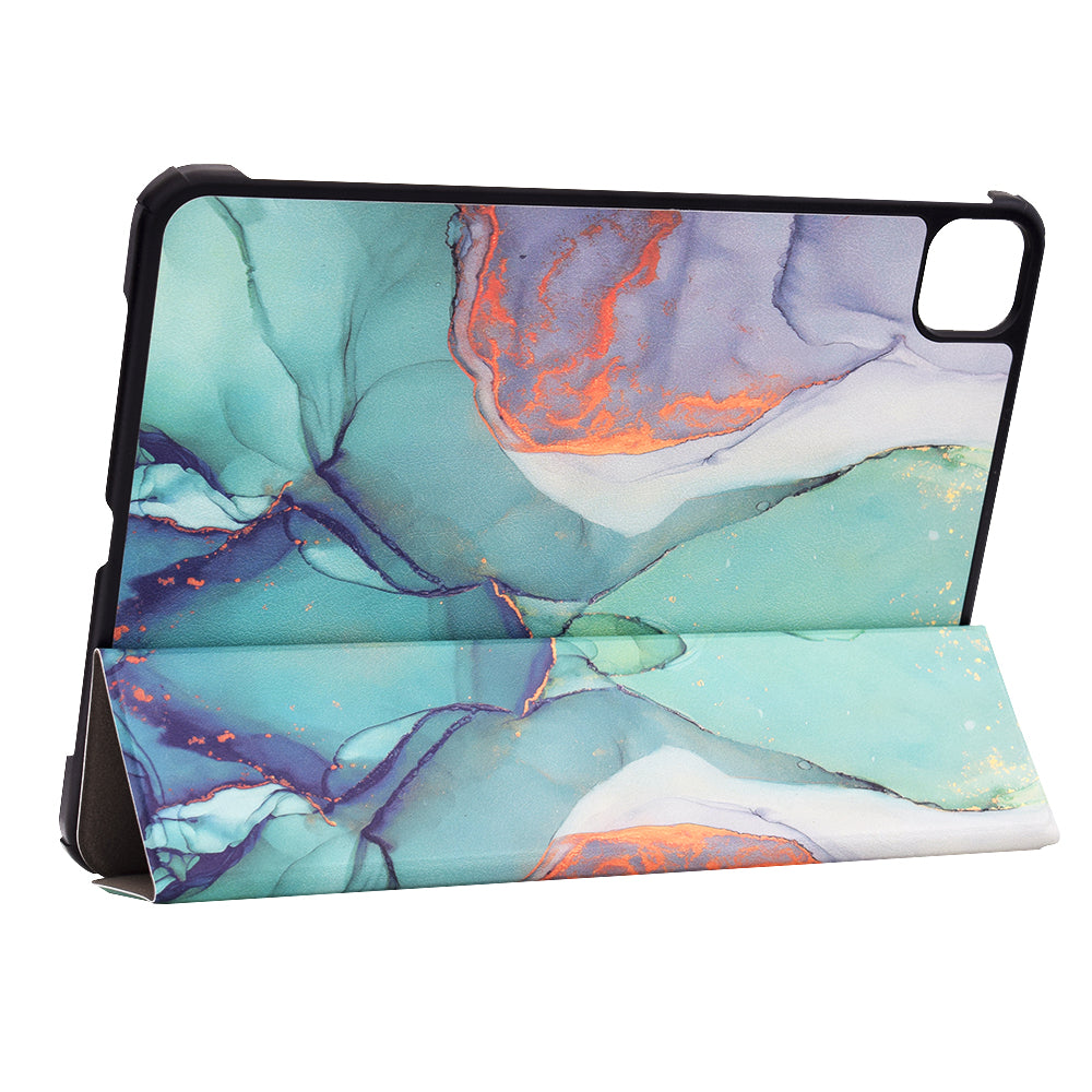 Capa para Apple iPad Pro 11 (2024), Techsuit, FoldPro Green Time, Multicolor