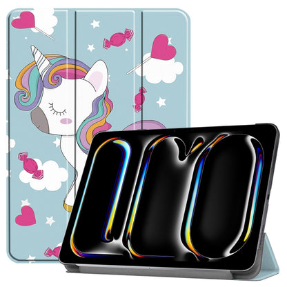 Capa para Apple iPad Pro 11 (2024), Techsuit, FoldPro Unicorn, Multicolor