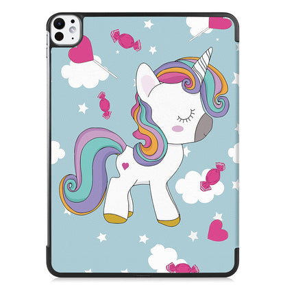 Capa para Apple iPad Pro 11 (2024), Techsuit, FoldPro Unicorn, Multicolor