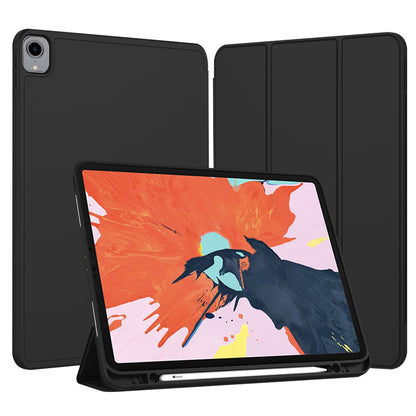 Capa para Apple iPad Pro 12.9 (2022) / Pro 12.9 (2021) / Pro 12.9 (2020) / Pro 12.9 (2018), Techsuit, Flex Trifold, Preta