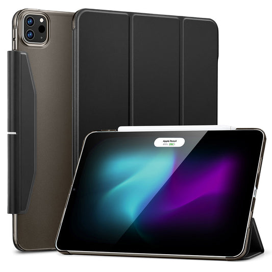 Capa para Apple iPad Pro 13 (2024), ESR, Ascend Trifold, Preta Acetinada