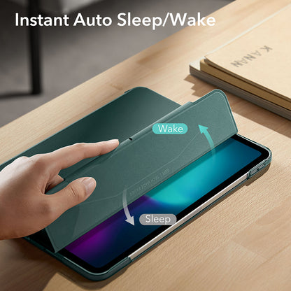 Capa para Apple iPad Pro 13 (2024), ESR, Ascend Trifold, Verde Acetinado