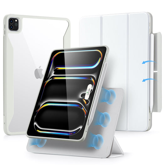 Capa para Apple iPad Pro 13 (2024), ESR, Rebound Hybrid, Branca
