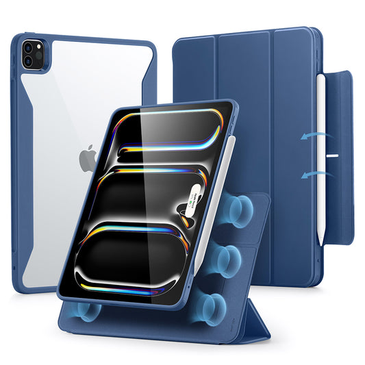 Capa para Apple iPad Pro 13 (2024), ESR, Rebound Hybrid, Azul-marinho