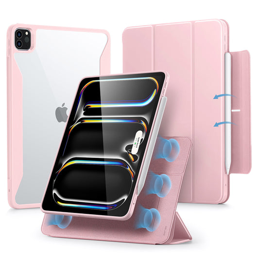 Capa para Apple iPad Pro 13 (2024), ESR, Rebound Hybrid, Rosa