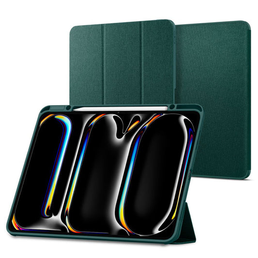 Capa para Apple iPad Pro 13 (2024), Spigen, Urban Fit, Verde ACS07763
