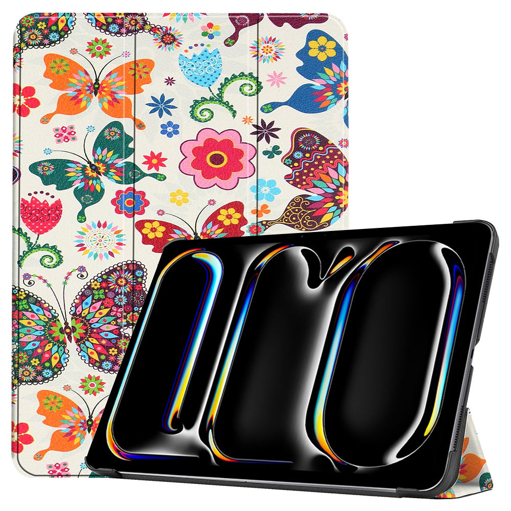 Capa para Apple iPad Pro 13 (2024), Techsuit, FoldPro Butterfly, Multicolor