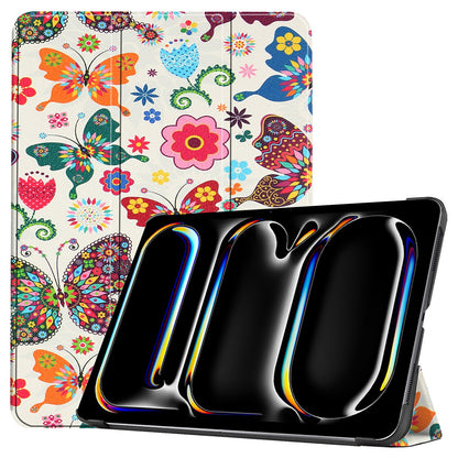 Capa para Apple iPad Pro 13 (2024), Techsuit, FoldPro Butterfly, Multicolor