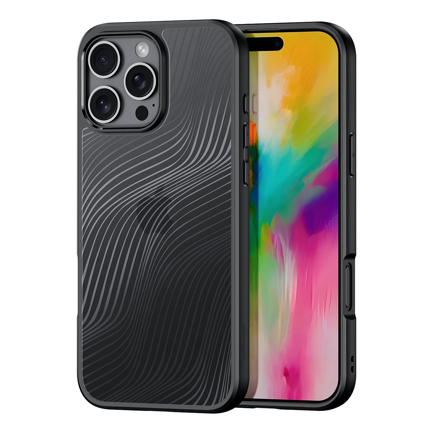 Capa para Apple iPhone 16 Pro Max, DUX DUCIS, Aimo, Preto 