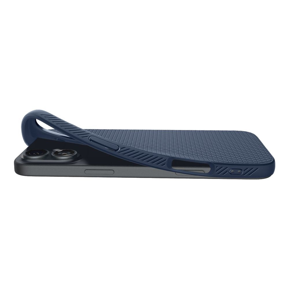 Capa para Apple iPhone 16, Spigen, Liquid Air, Azul ACS08195 