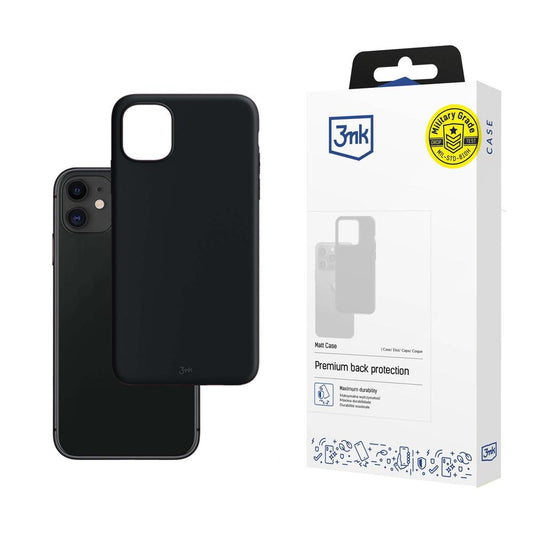 Capa para Apple iPhone 11, 3MK, Preta Mate