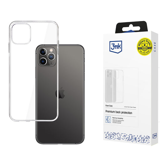 Capa para Apple iPhone 11 Pro Max, 3MK, Clara, Transparente