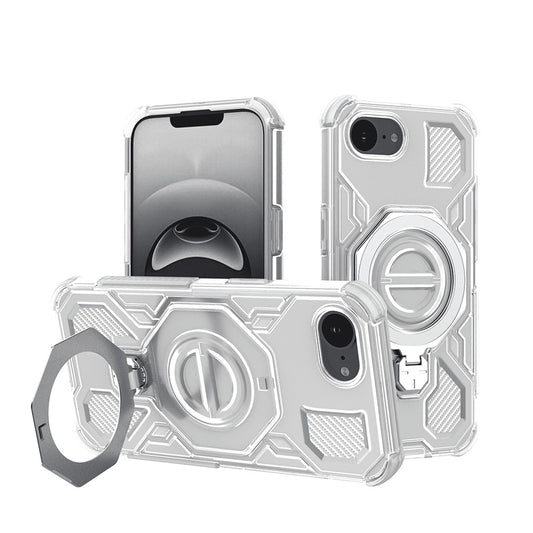 Capa para Apple iPhone 17e / 16e, Techsuit, Carbon Shield Pro, Branco