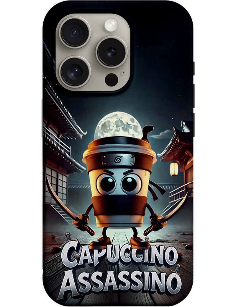 Capa para Apple iPhone 14 Pro, Perfect Case, Italian Brainrot Capuccino Assassino, Multicolor