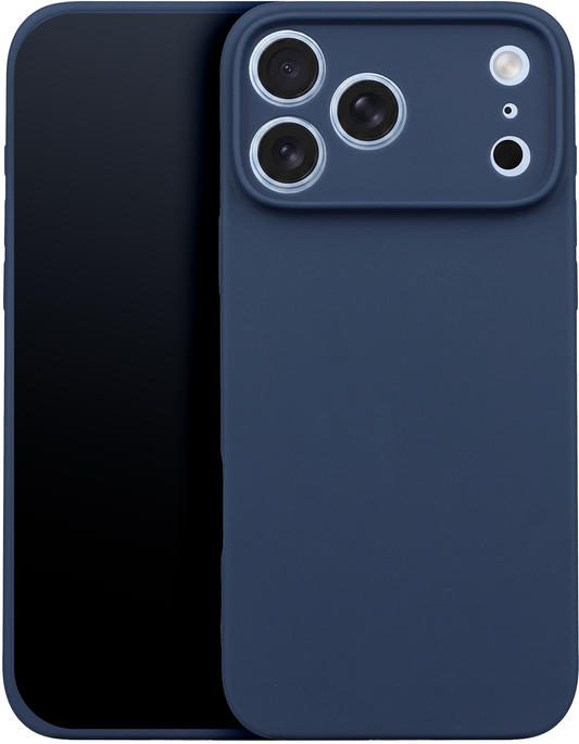Capa para Apple iPhone 18 Pro Max / 17 Pro Max, OEM, Silicone, Azul Escuro