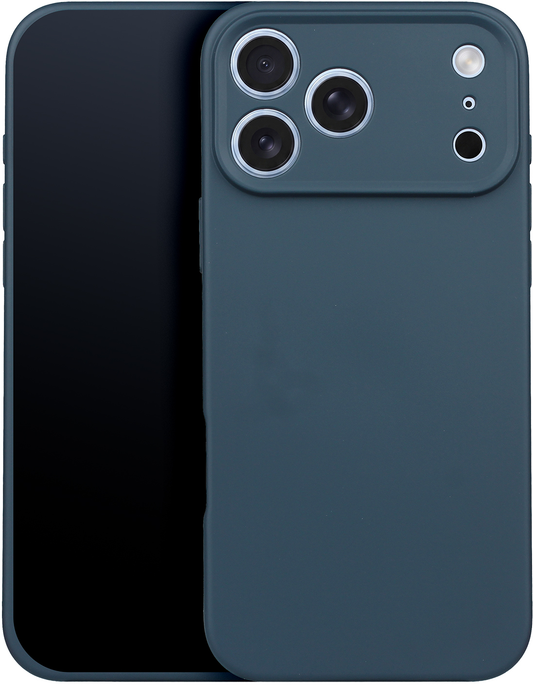 Capa para Apple iPhone 18 Pro Max / 17 Pro Max, OEM, Silicone, Azul Marinho