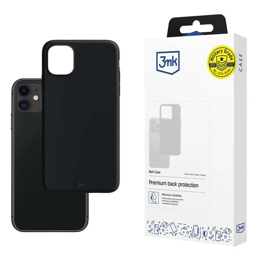 Capa para Apple iPhone 11, 3MK, Preta Mate