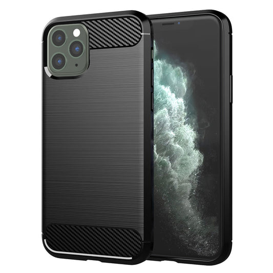 Capa para Apple iPhone 11 Pro Max, Techsuit, Carbono, Preta