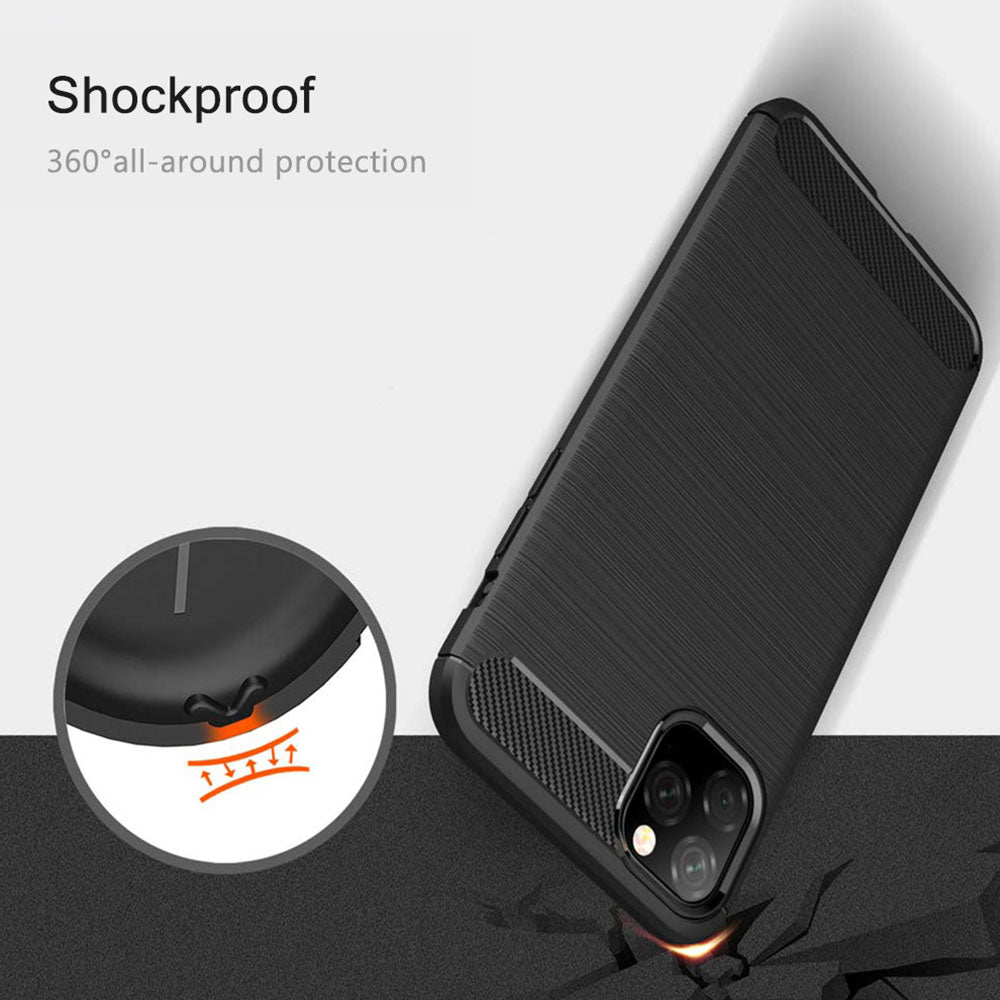 Capa para Apple iPhone 11, Techsuit, Carbono, Preta