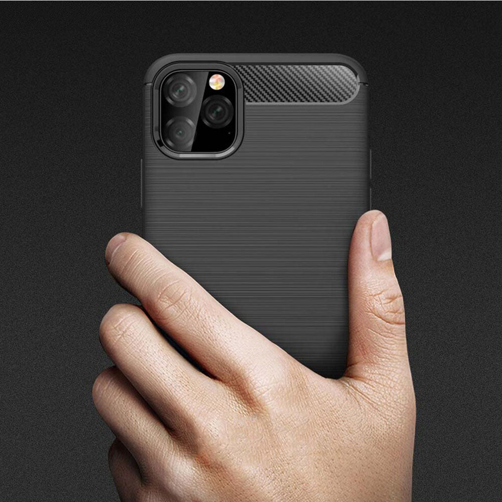 Capa para Apple iPhone 11, Techsuit, Carbono, Preta