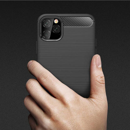 Capa para Apple iPhone 11, Techsuit, Carbono, Preta