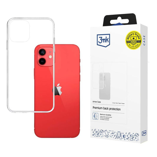 Capa para Apple iPhone 12 / 12 Pro, 3MK, Armor, Transparente