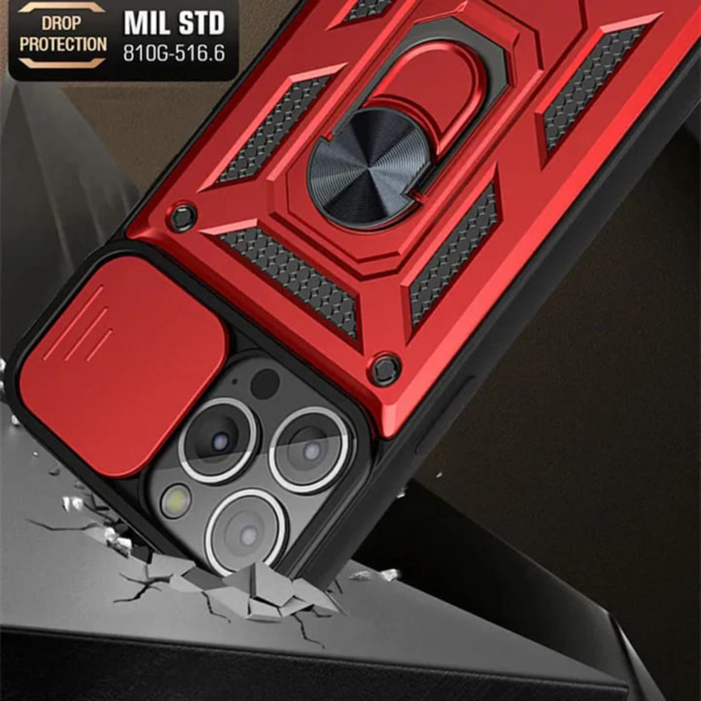 Capa para Apple iPhone 12 / 12 Pro, Techsuit, CamShield, Preta